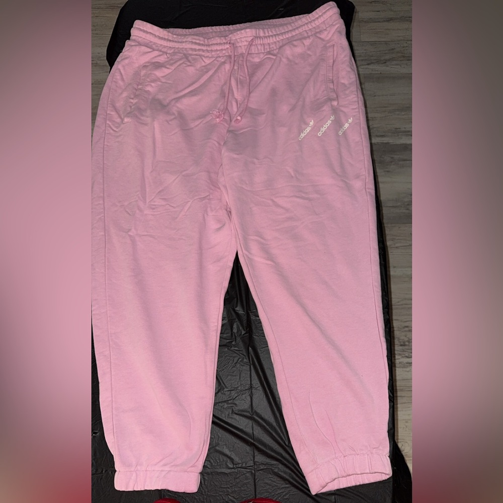 Adidas Plus Size pink sweatpants